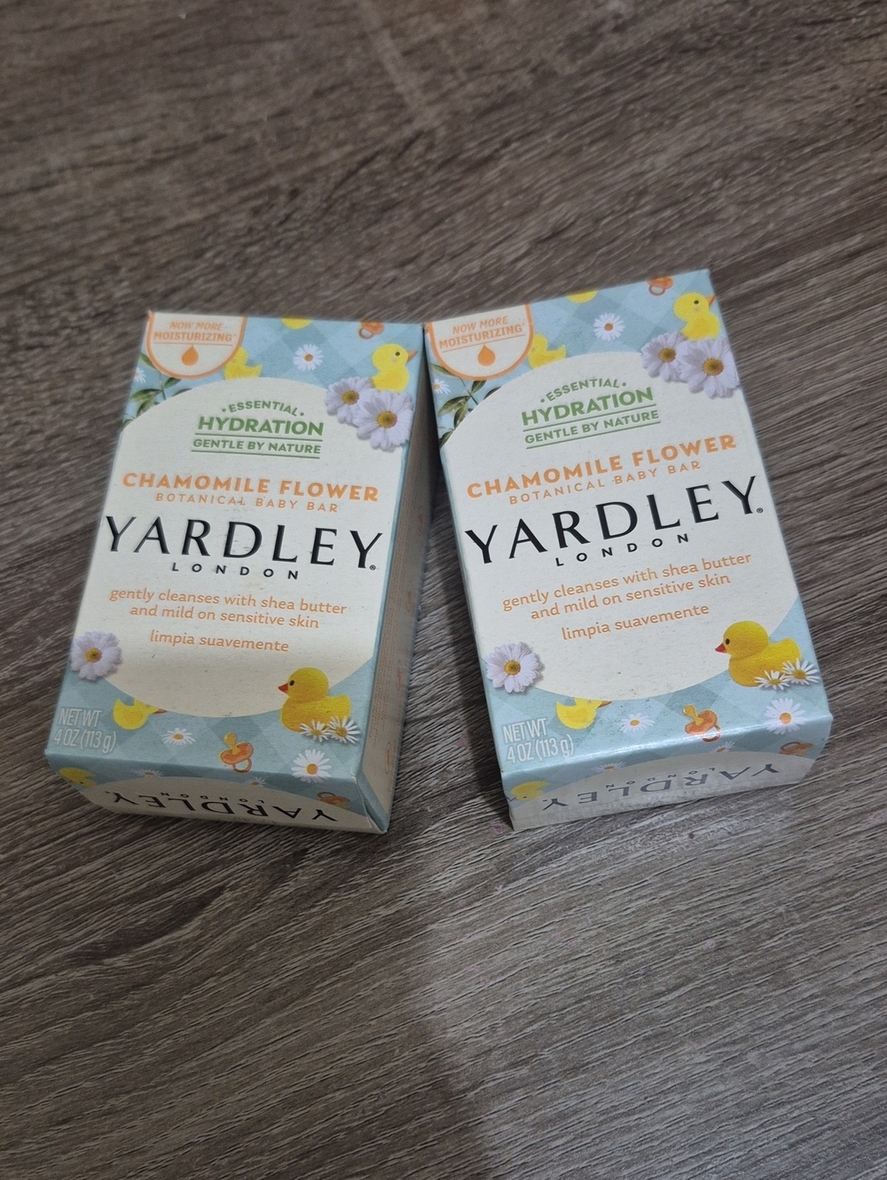 Yardley Chamomile Flower Baby Bar Soap - Light Blue